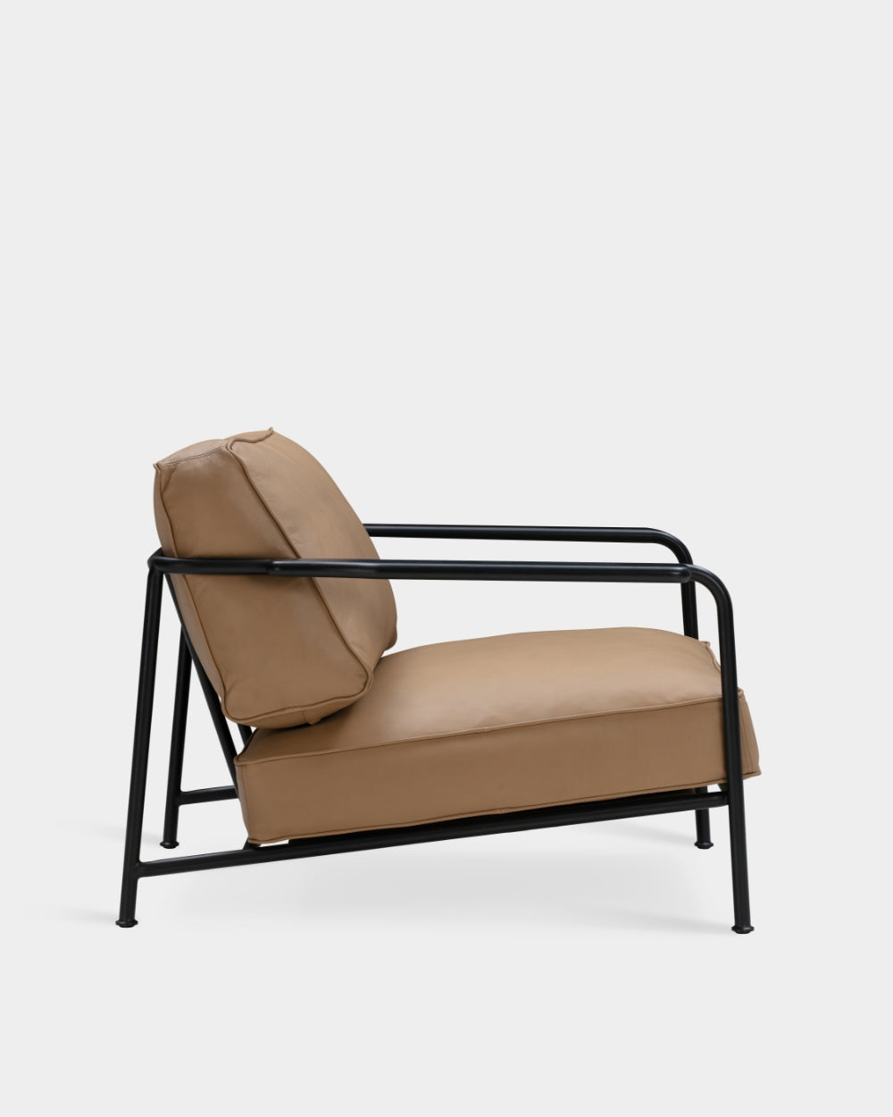 Aero Large Lounge Chair - Macchiato Parma Leather