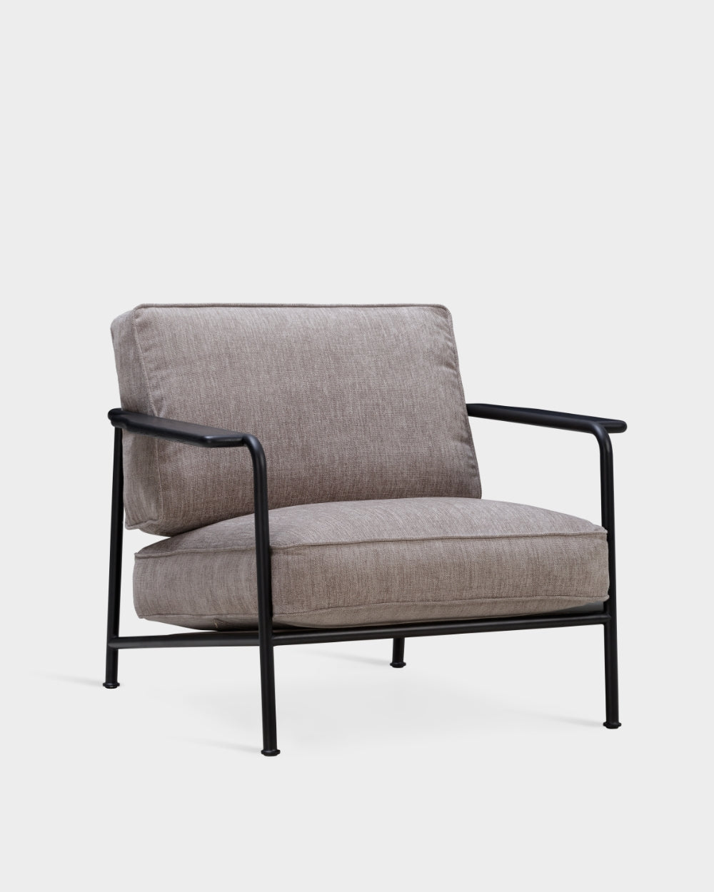 Aero Medium Lounge Chair - Dark Grey-Soft 03