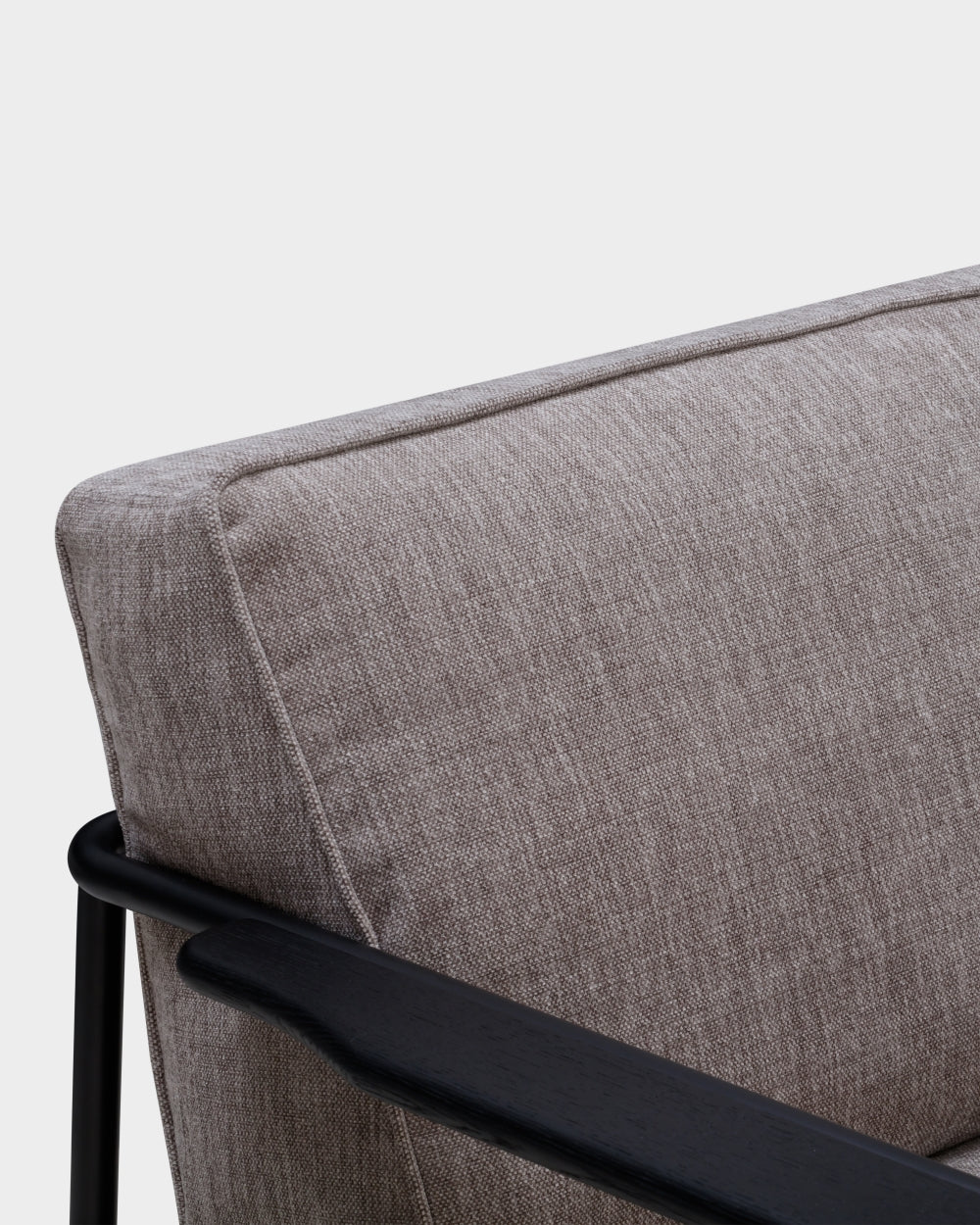 Aero Medium Lounge Chair - Dark Grey-Soft 03