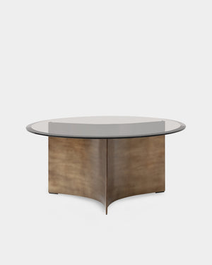 Arc Table - 750mm - Brass