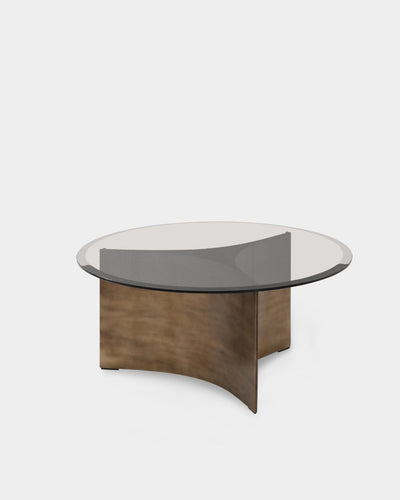 Arc Table - 750mm - Brass