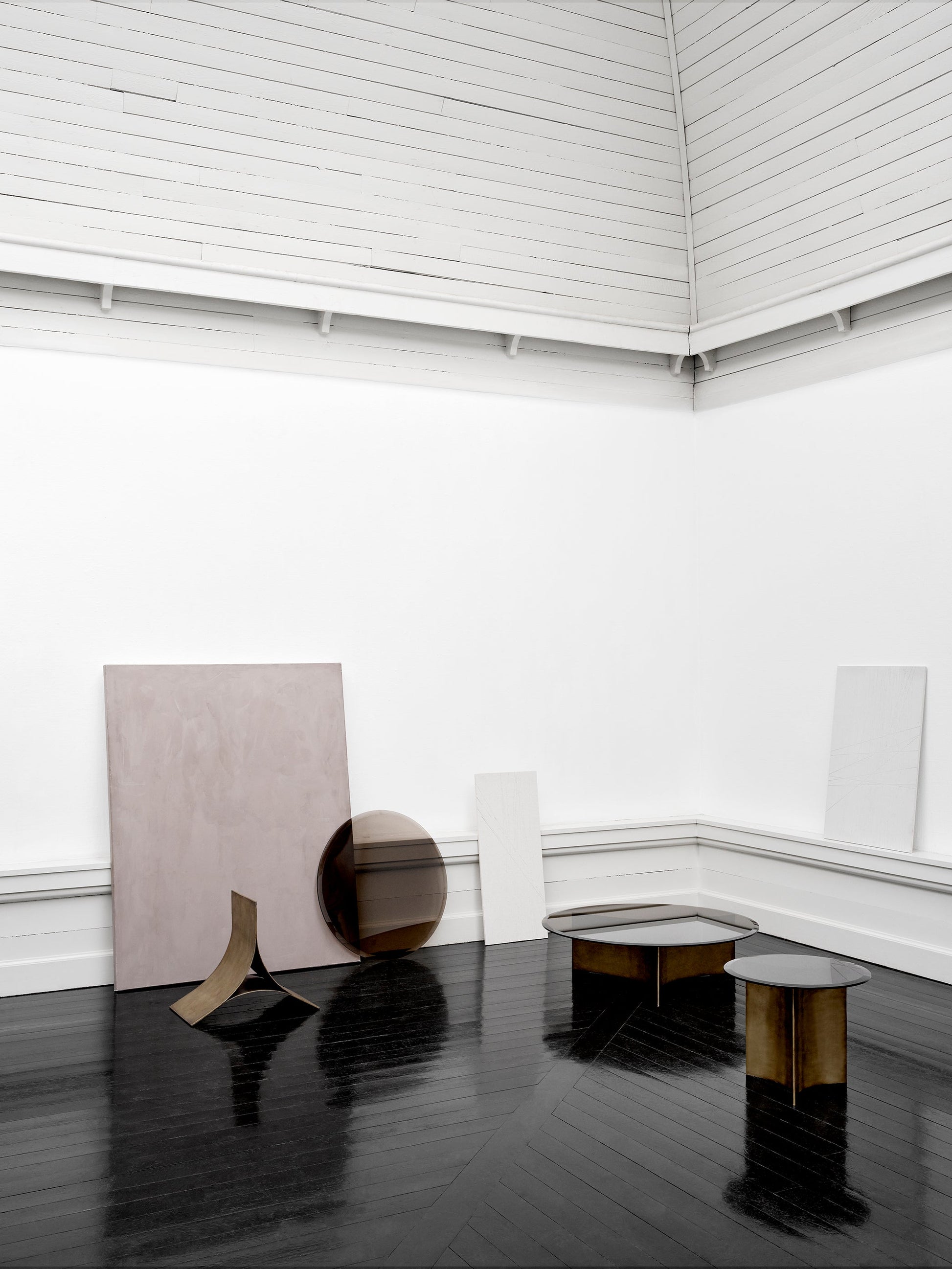 Arc Table - 500mm - Brass