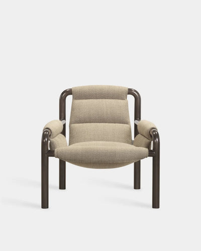 Atli Lounge Chair - Dark Grey Lacquer - Stone Beige-Turn 04