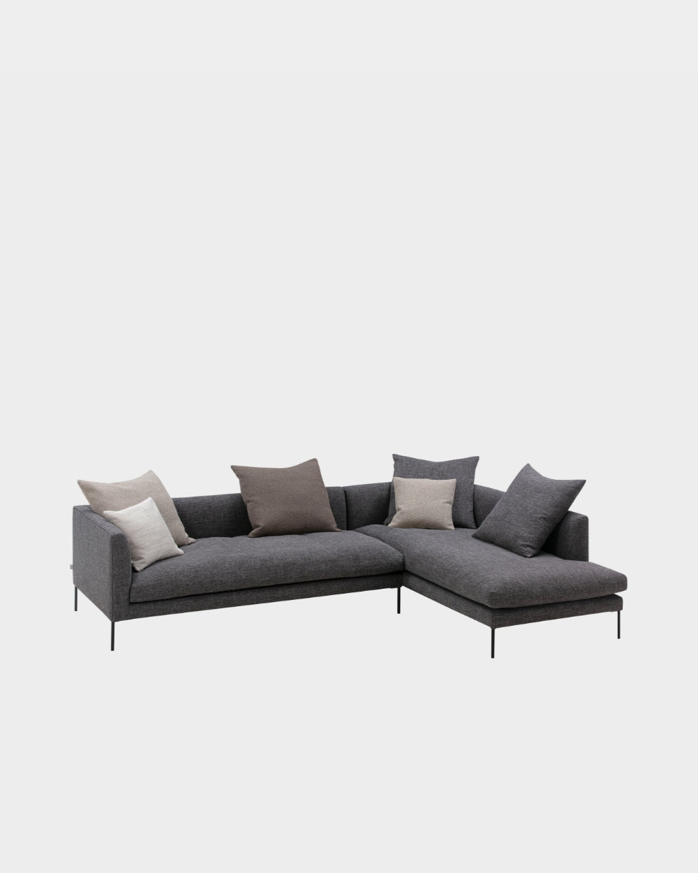 Blade L Shape Sofa - Charcoal-Sasso 10