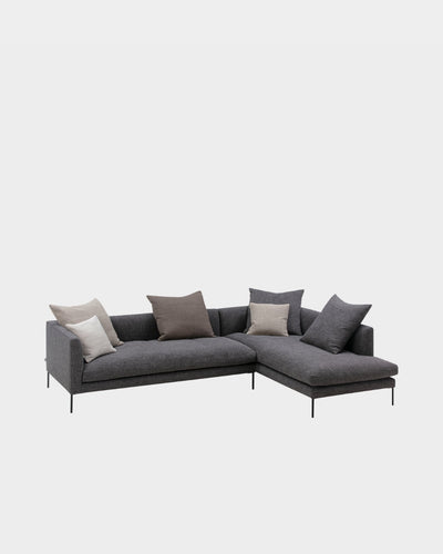 Blade L Shape Sofa - Charcoal-Sasso 10