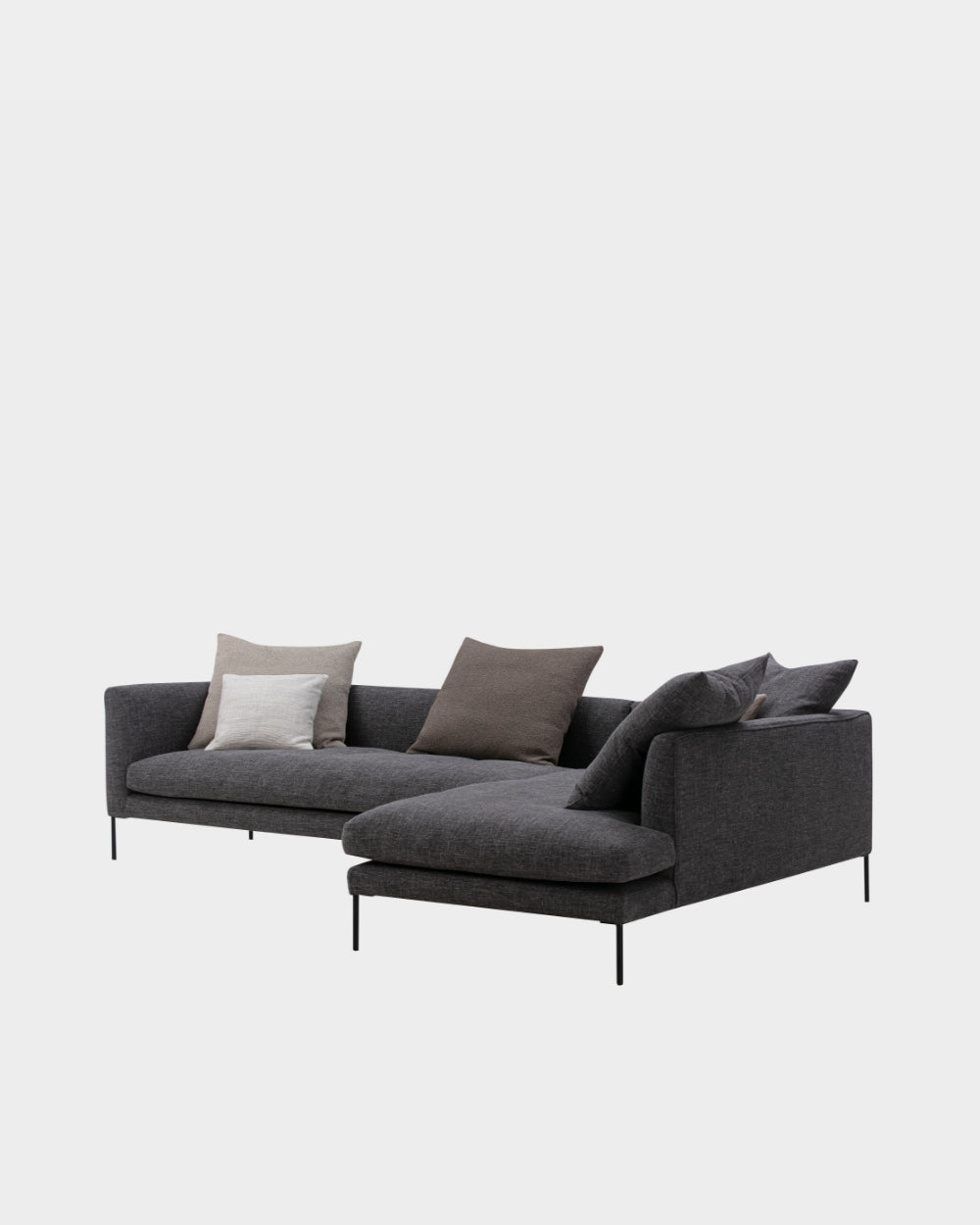 Blade L Shape Sofa - Charcoal-Sasso 10