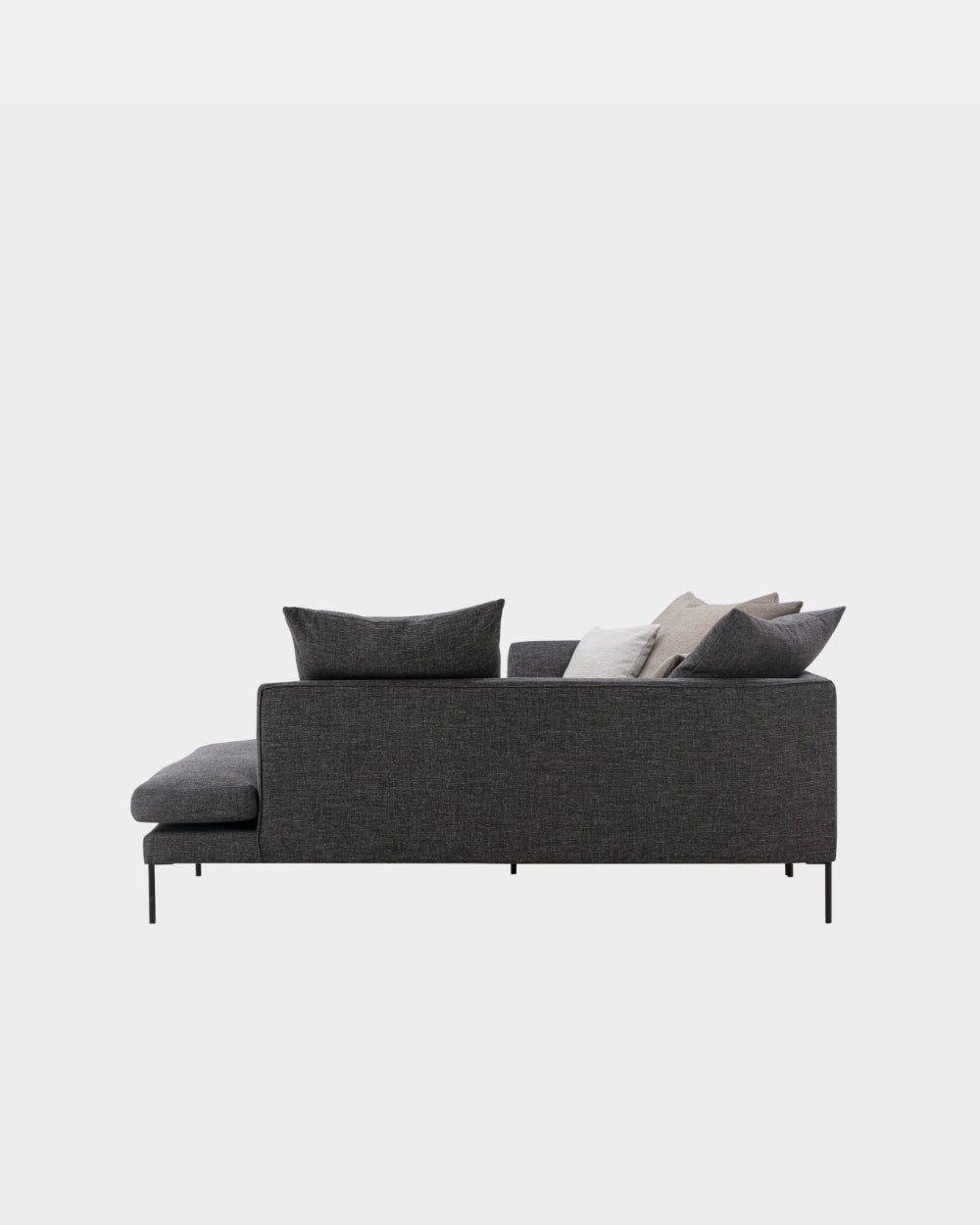 Blade L Shape Sofa - Charcoal-Sasso 10