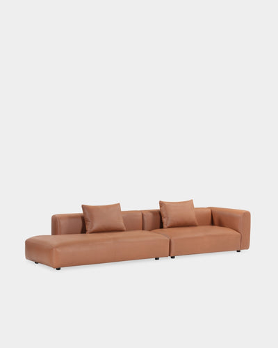 Boketto V8 Sofa - Cognac Parma Leather