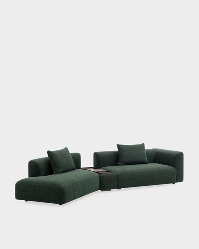 Boketto V2 Sofa - Left Facing Chaise - Forest-Spectrum 10