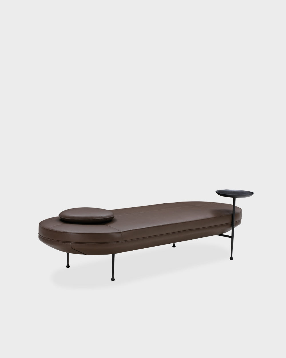 Canoe Daybed - Marrone Parma Leather