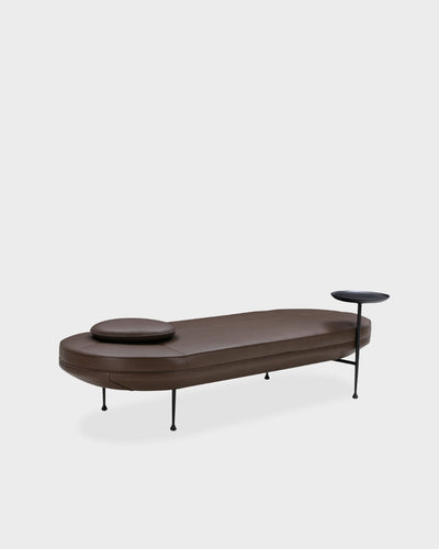 Canoe Daybed - Marrone Parma Leather