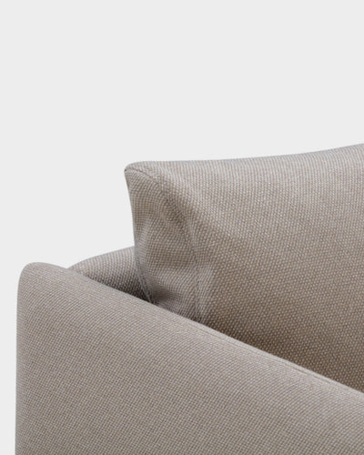 Case Low Back 1.5 Seater Sofa - Almond-Cyber 2001