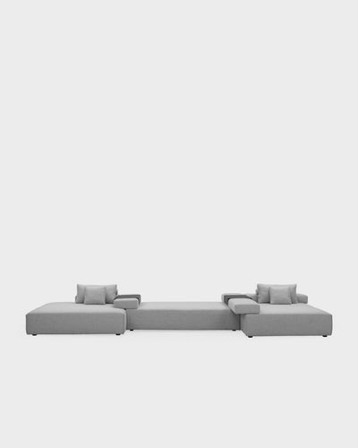 Cinder Block V3 Sofa - Light Grey-Agata 02