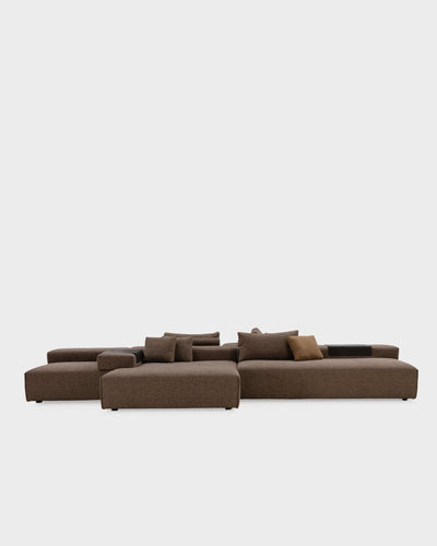 Cinder Block V1 Sofa - Dark Brown-Bosa 06