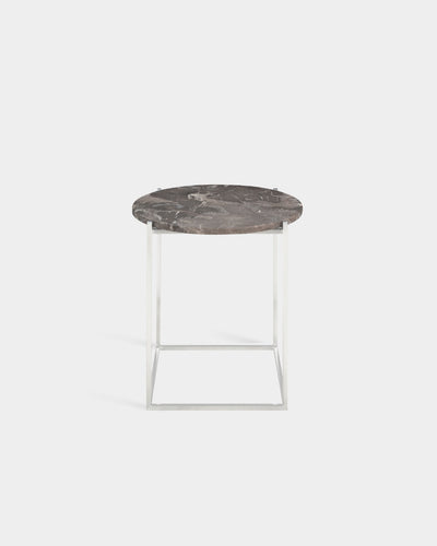 Circle Side Table - Pietra Grey Marble