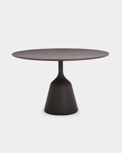 Coin Dining Table - Dark Brown