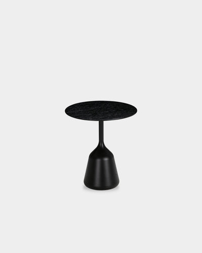 Coin Side Table - High - Black