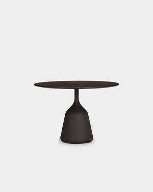Coin Side Table - Low - Dark Brown