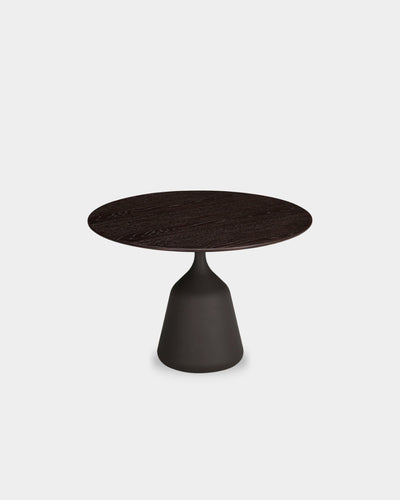Coin Side Table - Low - Dark Brown