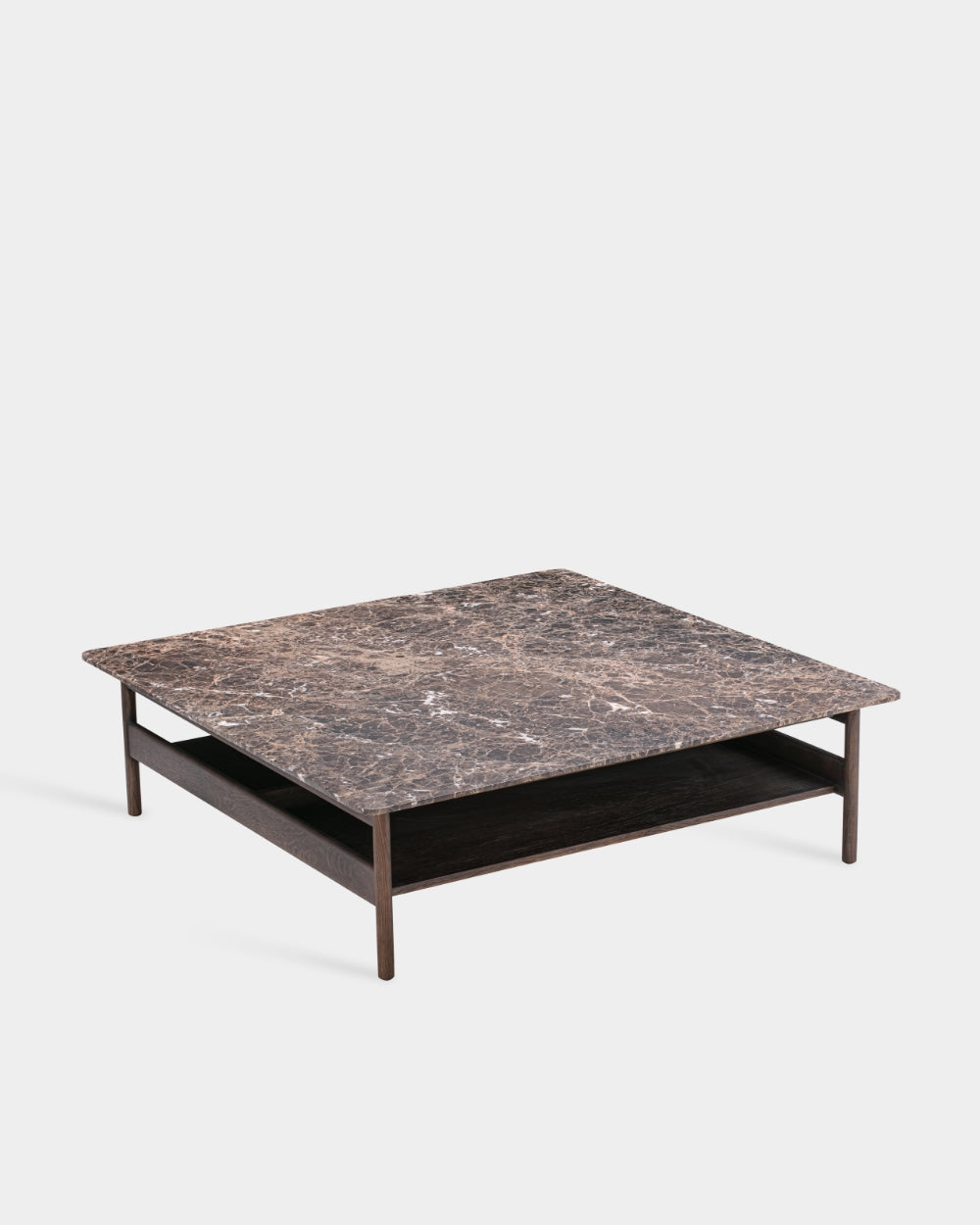 Collect Square Coffee Table - Large - Dark Brown