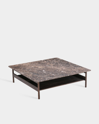 Collect Square Coffee Table - Large - Dark Brown