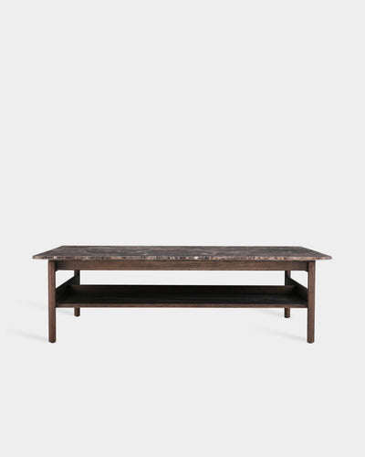 Collect Square Coffee Table - Large - Dark Brown