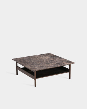 Collect Square Coffee Table - Medium - Dark Brown