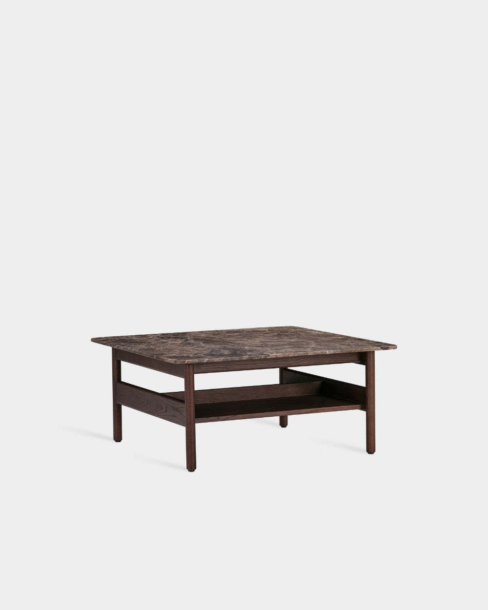 Collect Square Coffee Table - Small - Dark Brown