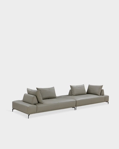 Define V2 Sofa - Grey Barona Leather