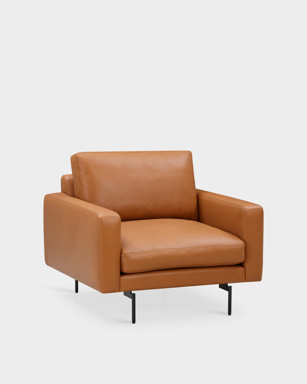 Edge V1 Lounge Chair - Cognac Parma Leather