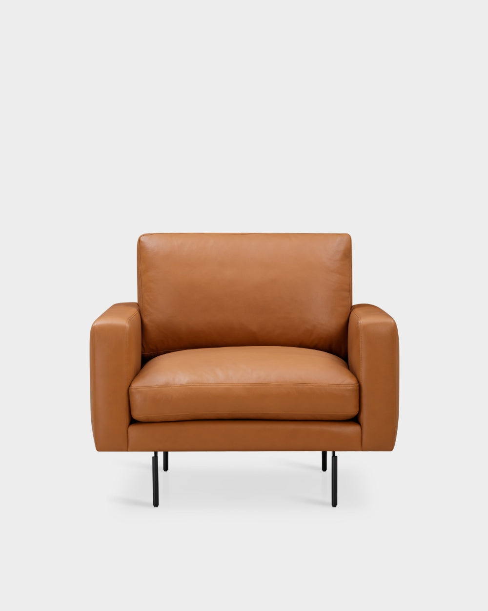 Edge V1 Lounge Chair - Cognac Parma Leather