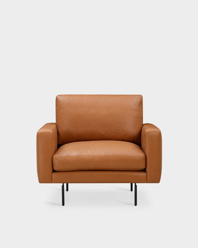 Edge V1 Lounge Chair - Cognac Parma Leather