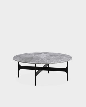 Floema Round Coffee Table - Grey Marble