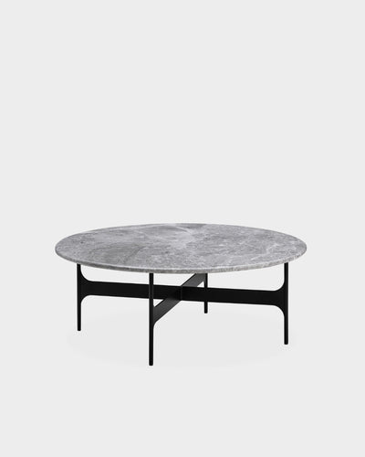 Floema Round Coffee Table - Grey Marble