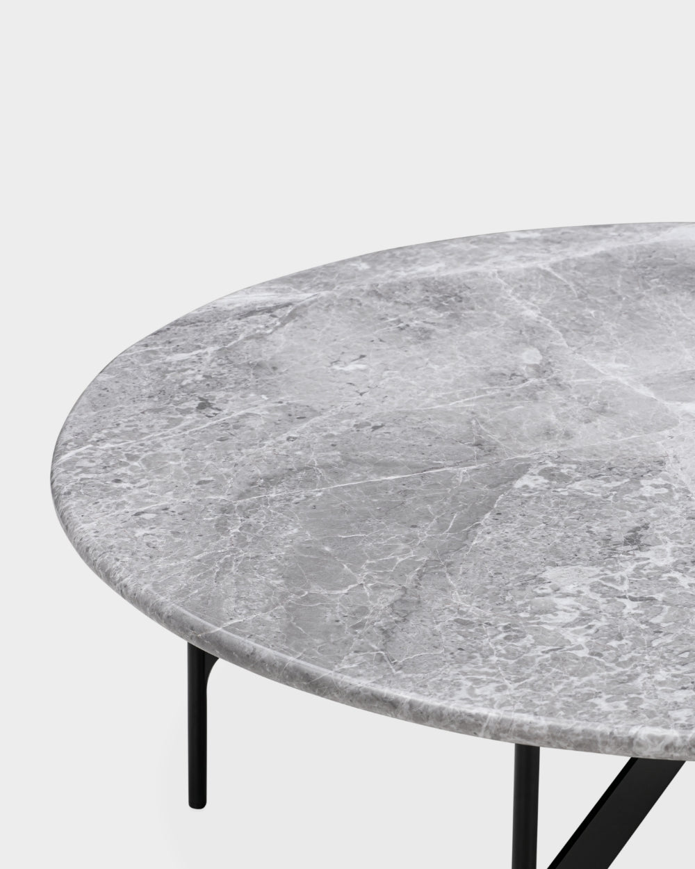 Floema Round Coffee Table - Grey Marble