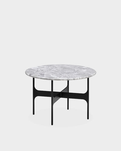 Floema Side Table - Medium - Grey Marble