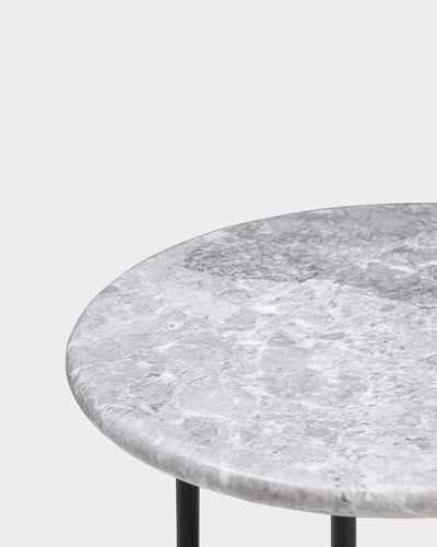 Floema Side Table - Small - Grey Marble