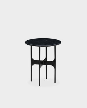 Floema Side Table - Small - Black Marble