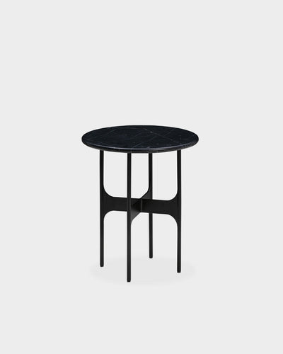 Floema Side Table - Small - Black Marble