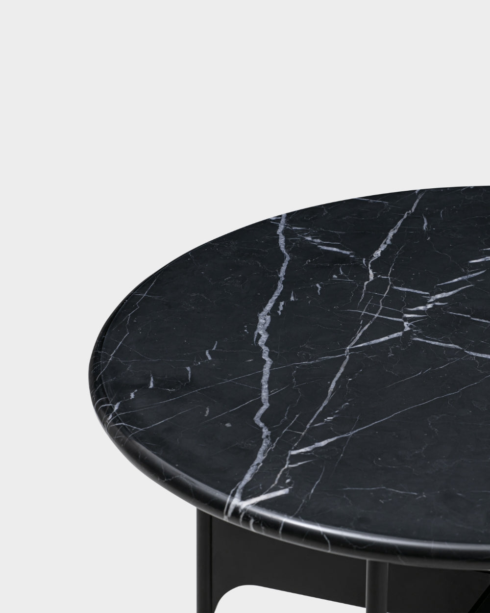 Floema Side Table - Small - Black Marble
