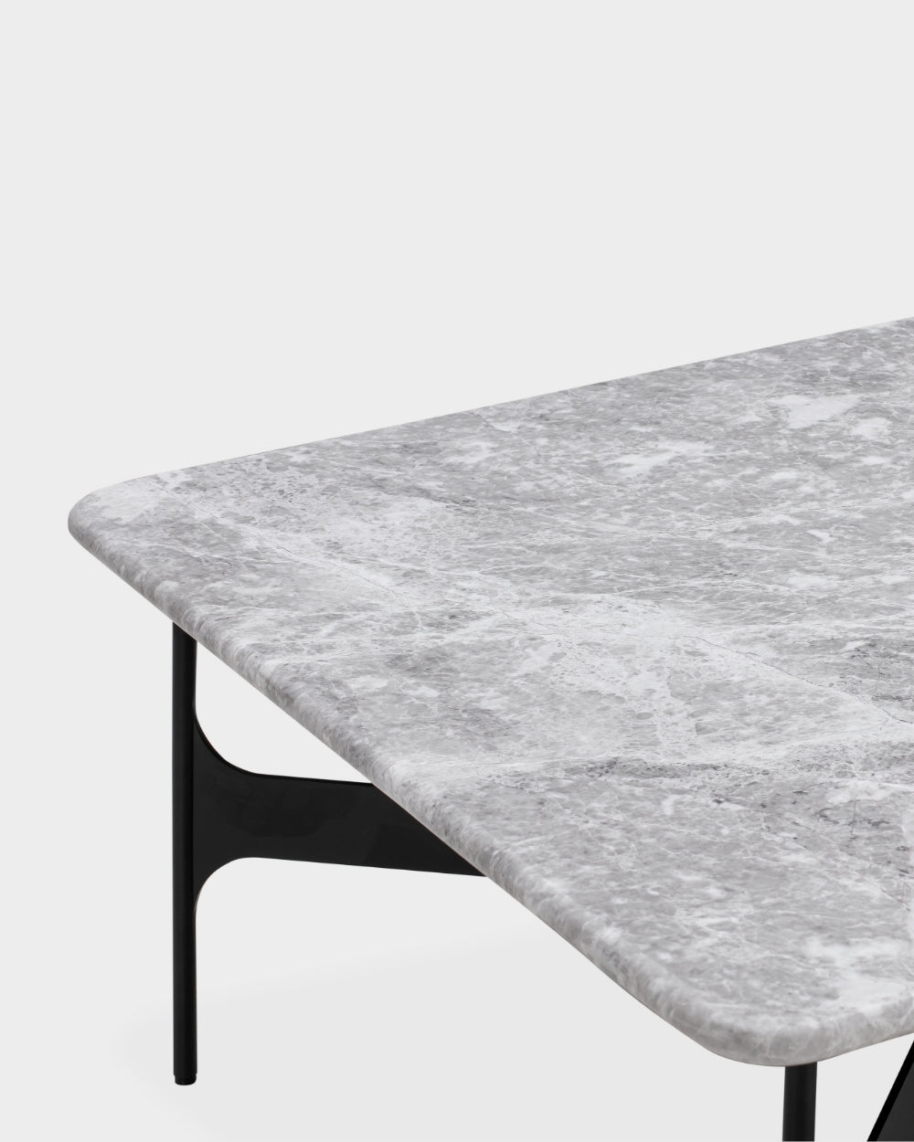Floema Square Coffee Table - Grey Marble