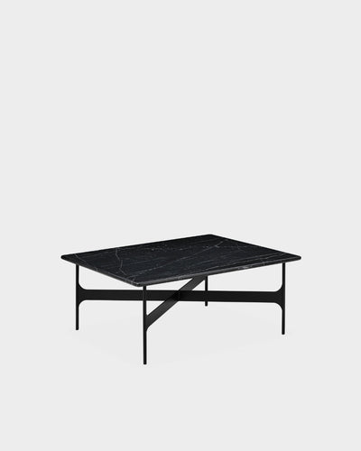Floema Square Coffee Table - Black Marble