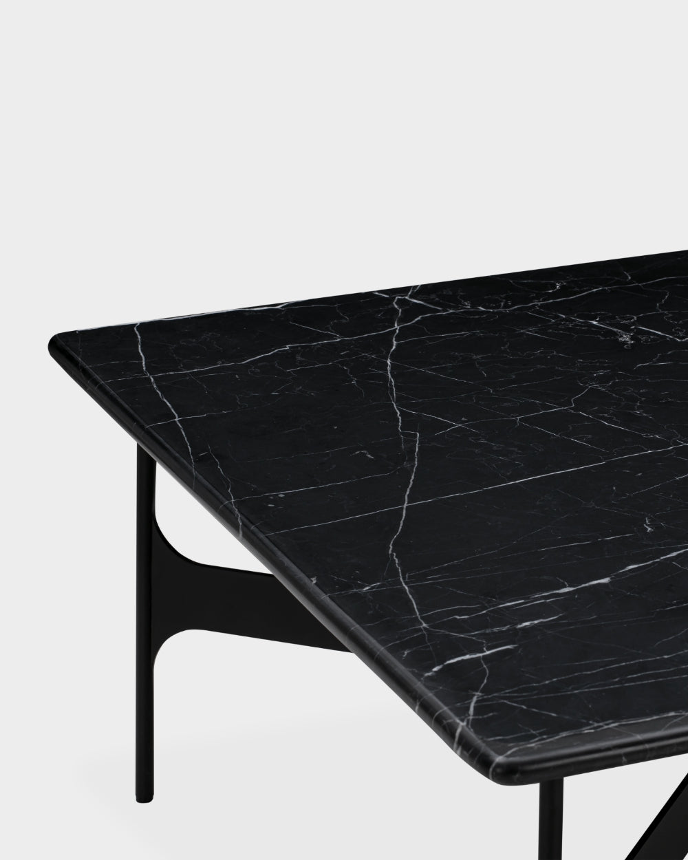 Floema Square Coffee Table - Black Marble