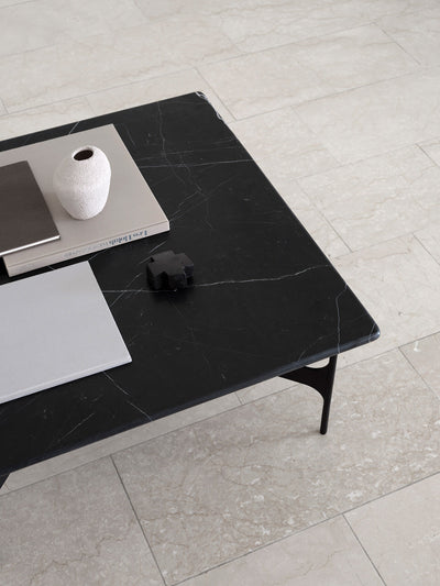 Floema Square Coffee Table - Black Marble