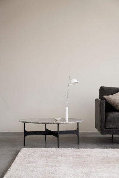 Floema Round Coffee Table - Grey Marble