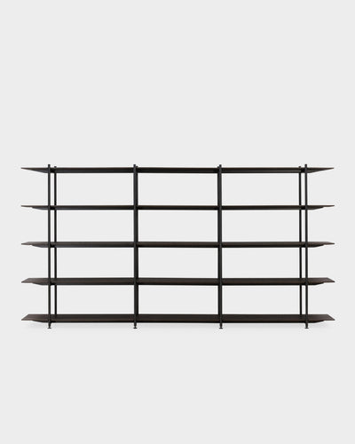 Formal Shelving Configuration 12 - Dark Brown