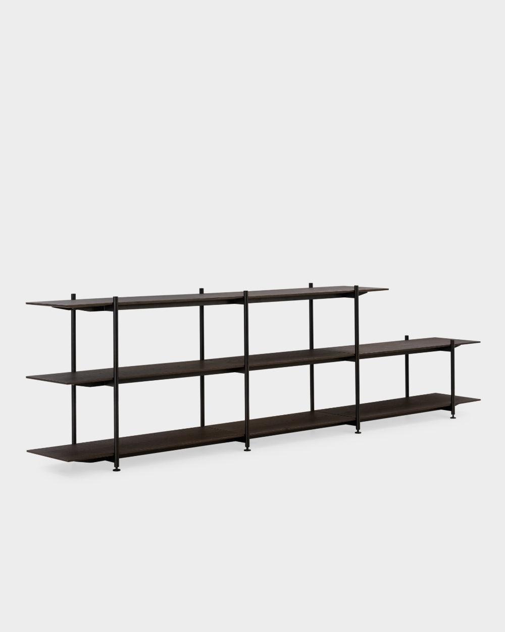 Formal Shelving Configuration 15 - Dark Brown