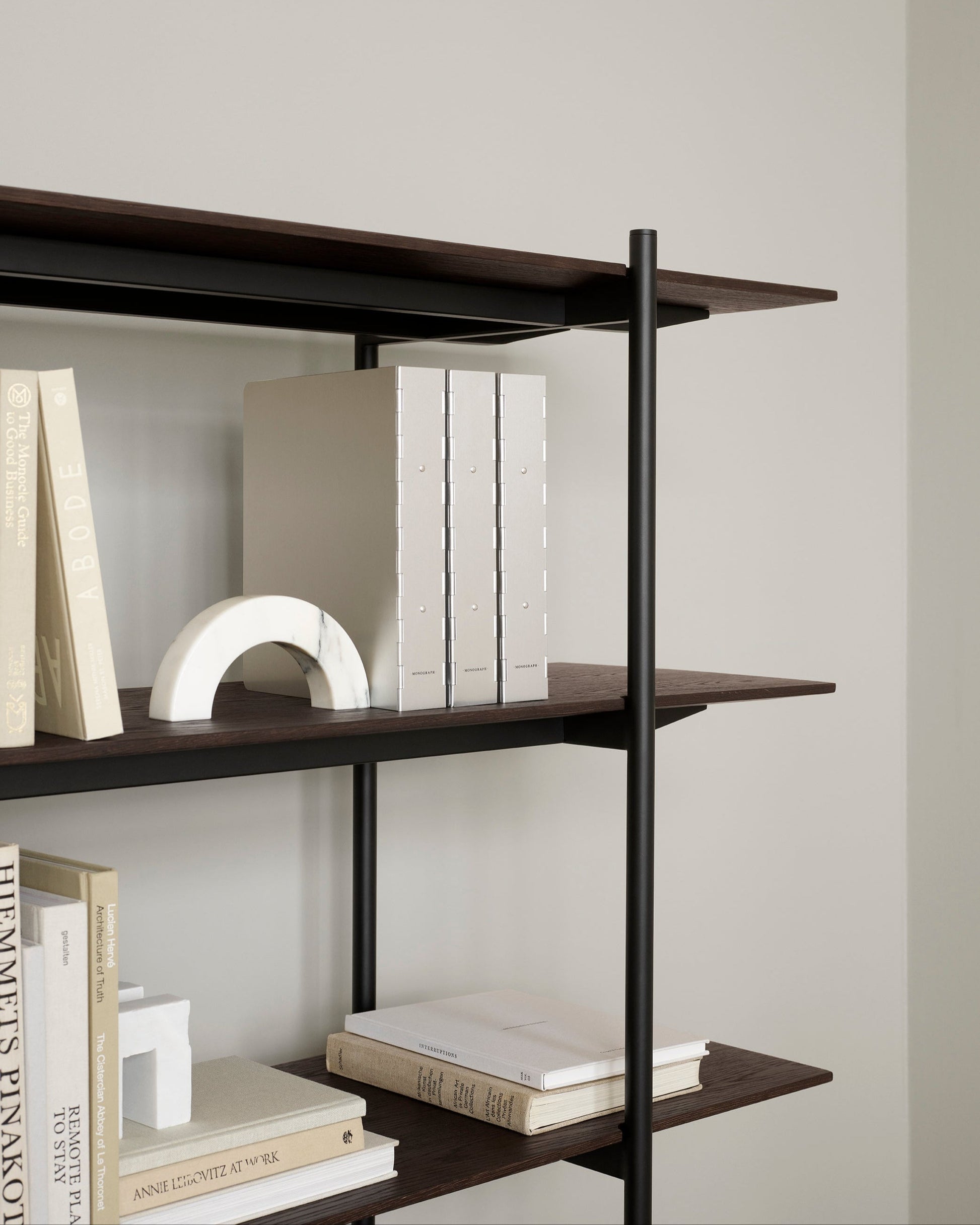 Formal Shelving Configuration 10 - Dark Brown