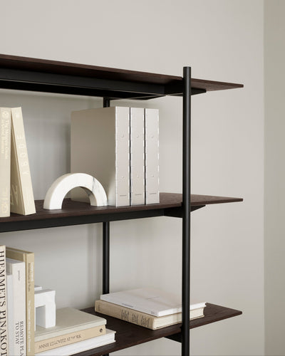 Formal Shelving Configuration 10 - Dark Brown