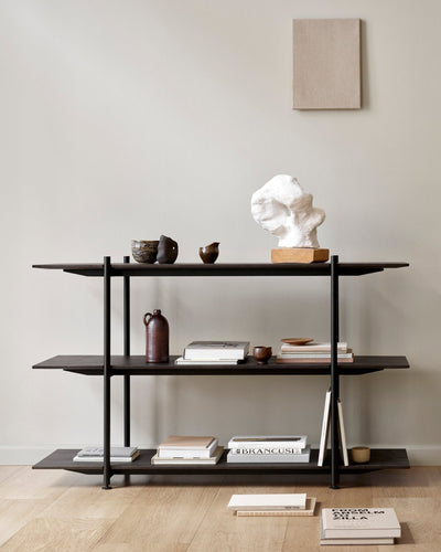Formal Shelving Configuration 4 - Dark Brown